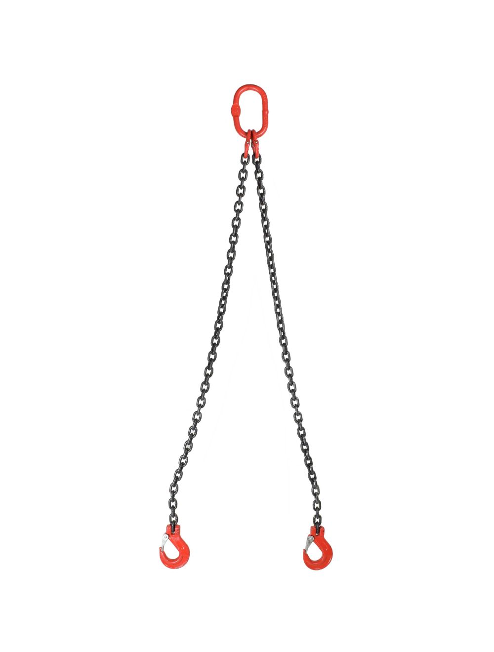 1/2 Chain Size Fixed-Leg Grade 80 7 Length 20800 lbs Load Capacity at 60° Mazzella DOS Welded Alloy Chain Sling 