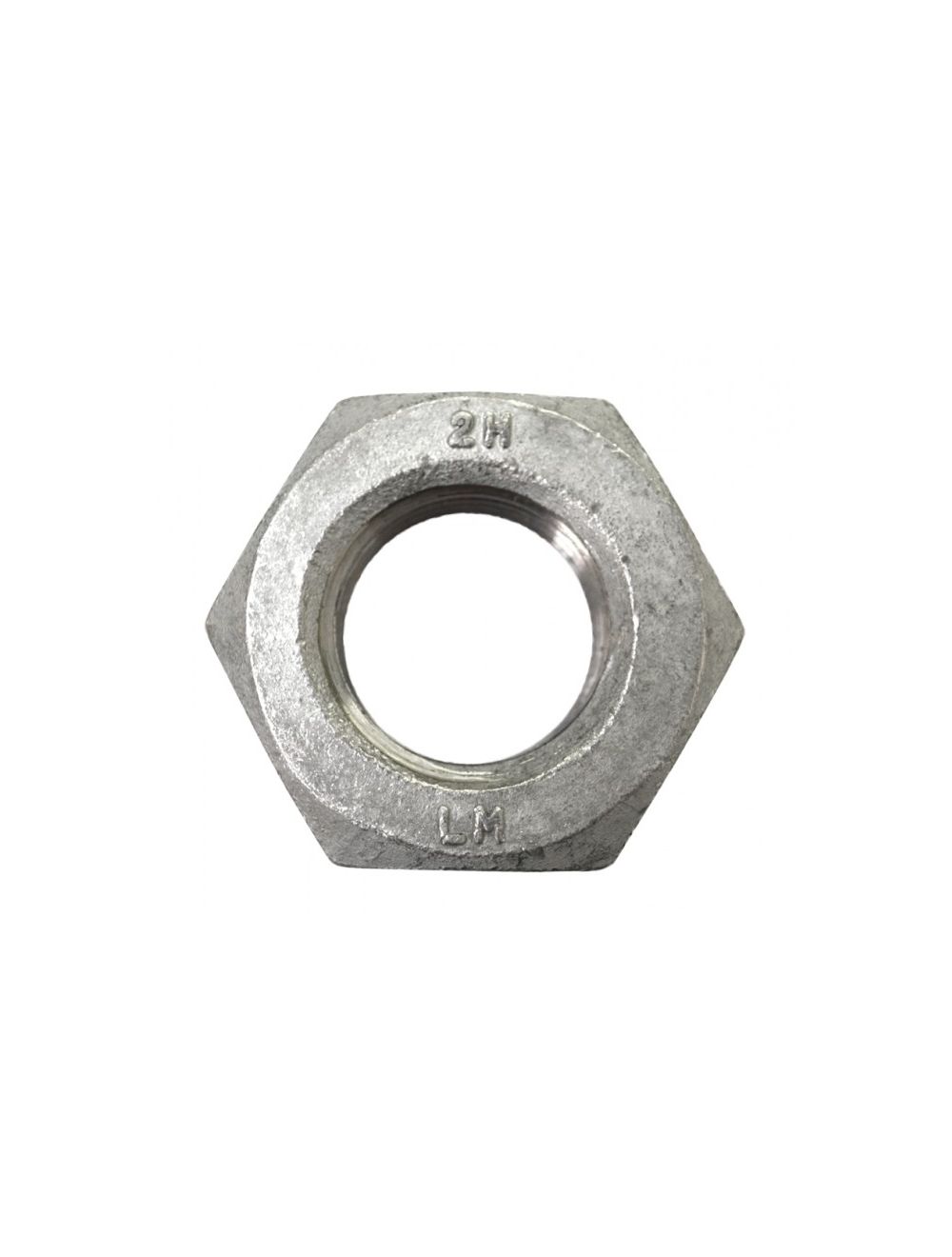 3/4-10 Heavy Hex Nut A563 Grade DH Hot Dipped Galvanized - 10 pcs 