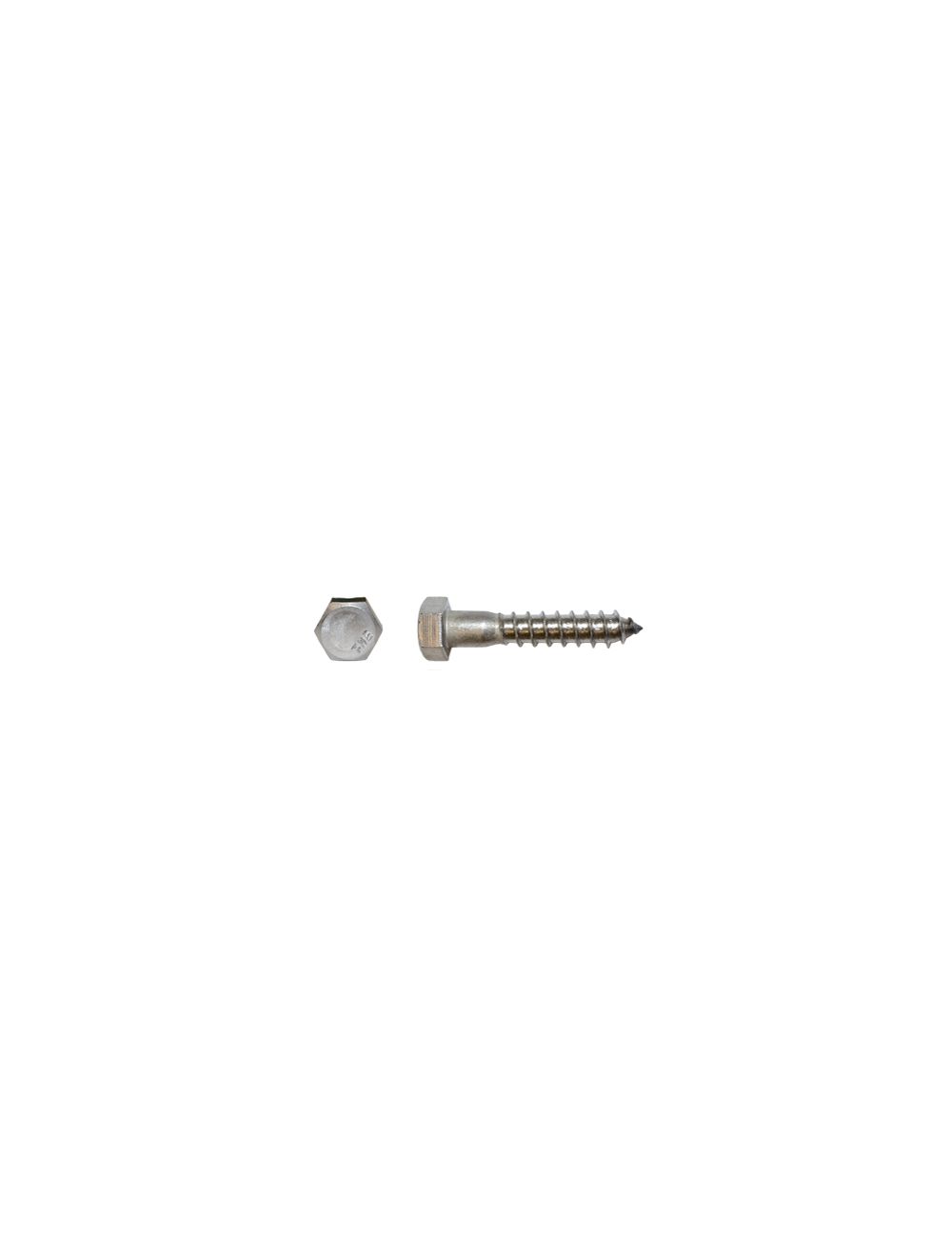 5/16 x 1 Qty-25 Hex Lag Screws 18-8 Stainless Steel 
