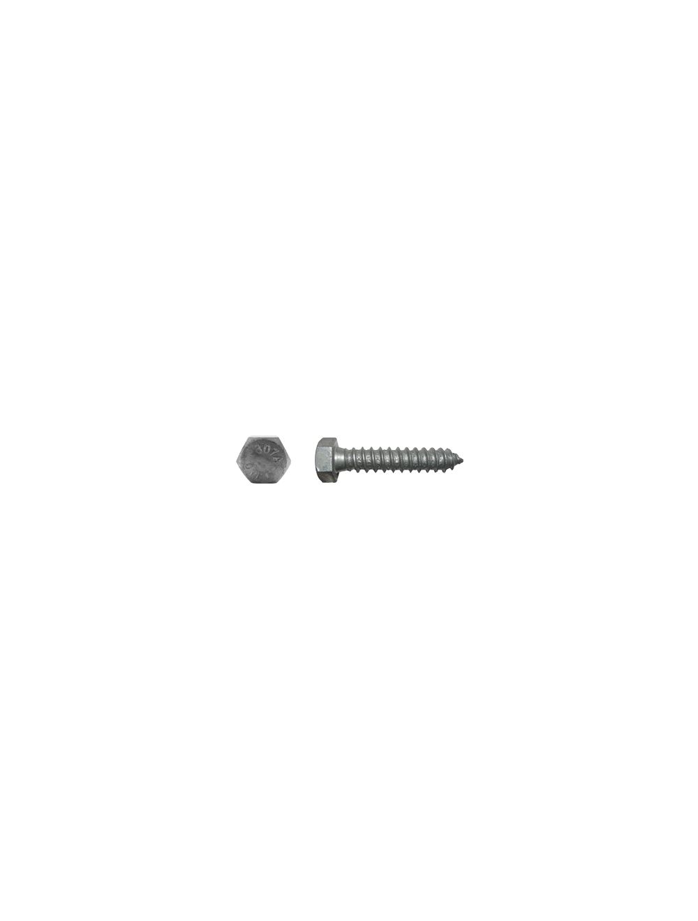 New Package of 500 1/4 x 5 Hex Lag Screws Hot Dip Galvanized Set #TR-3596F Warranity by Pr-Mch pcs 