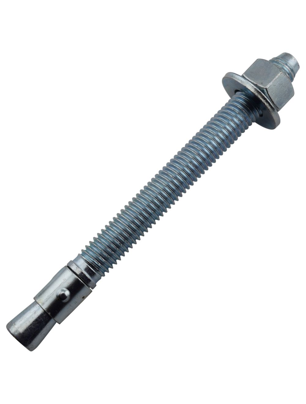 50 Concrete Wedge Anchor Bolts 5/8" x 7" Zinc with Nuts & Washers