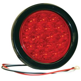 Buyers,4"Round Stop-Turn-Tail Light,18 LED Red,5624118 Wrecker,TowTruck,Rollback