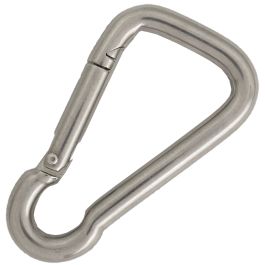 NEW 91MM DOUBLE OPEN END SNAP HOOK STAINLESS STEEL 316 